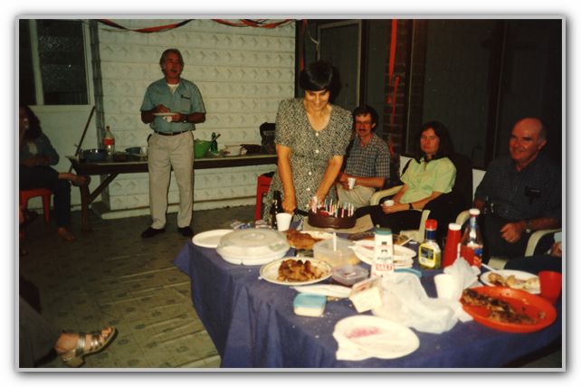 Mum cutting Bday Cake 1